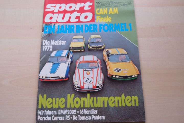 Deckblatt Sport Auto (12/1972)